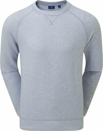 Footjoy French Terry Crew Mens Neck Sweater Dove Grey M