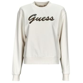 Guess  CN GUESS SHINY SWEATSHIRT  Mikiny Biela