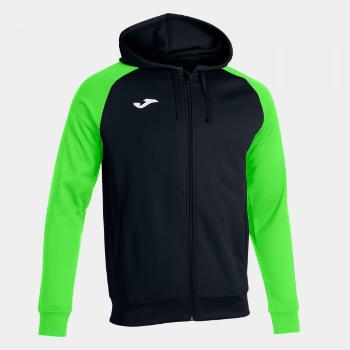 ACADEMY IV ZIP-UP HOODIE BLACK FLUOR GREEN 5XS