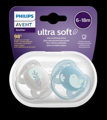 PHILIPS AVENT Cumlík Ultrasoft Premium Zvieratko 6-18m 2 ks