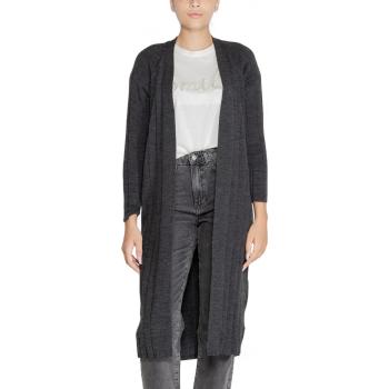 Only  ONLTESS LS LONG OPEN CARDIGAN KNT 15330264  Vesty bez rukávov/Cardigany Šedá