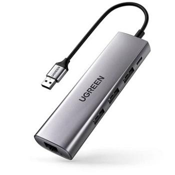 UGREEN USB-A HUB 3 x USB-A 3.0 + 1 x MicroUSB 3.0 + 1 x RJ-45 (60812)