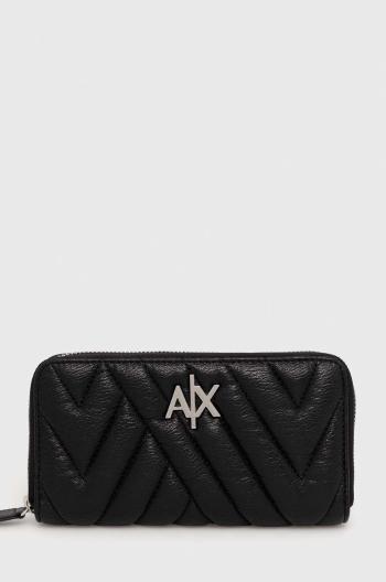 peňaženka Armani Exchange dámsky, čierna farba