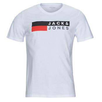 Jack & Jones  Tričká s krátkym rukávom JJECORP LOGO TEE SS O-NECK  Biela