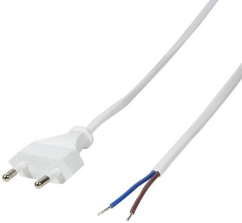 LogiLink napájací prepojovací kábel [1x Euro zástrčka - 1x kábel, otvorený koniec] 1.50 m biela