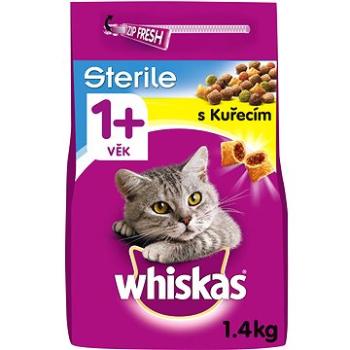 Whiskas granule Sterile s kuracím 1,4 kg (5900951304354)