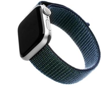FIXED Nylon Strap pre Apple Watch 42/44/45/Ultra 49mm temne modrý (FIXNST-434-DBL)