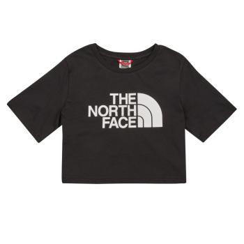 The North Face  Girls S/S Crop Easy Tee  Tričká s krátkym rukávom Čierna