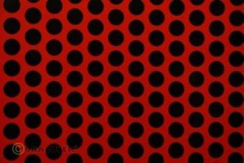 Oracover 45-022-071-002 lepiaca fólia Orastick Fun 1 (d x š) 2 m x 60 cm svetločervená, čierna