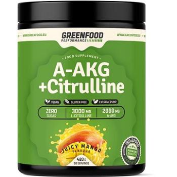 GreenFood Nutrition Performance A-AKG + Citrulline Malate Juicy mango 420 g (GF6043)