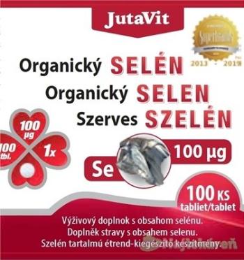 Jutavit Organický Selén 100 μg tabliety 100 ks