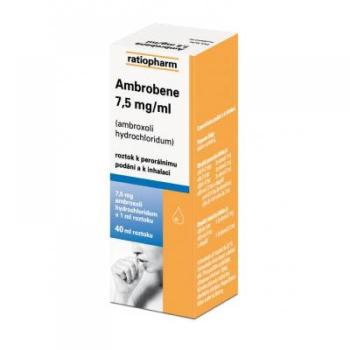 Ambrobene 7,5 mg/ml sol.pin.1 x 100 ml/750 mg