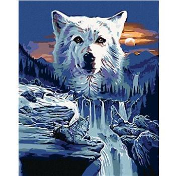 Maľovanie podľa čísel – Vlk a vodopády (HRAmal00096nad)