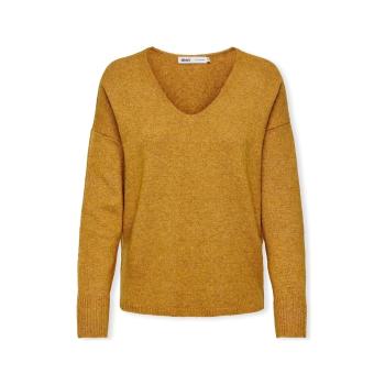 Only  Rica Life Knit LS - Golden Spice  Svetre Hnedá