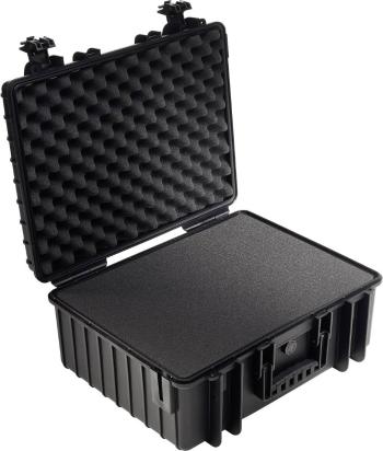 B & W International outdoorový kufrík  outdoor.cases Typ 6600 26 l (š x v x h) 550 x 225 x 350 mm čierna 6600/B/SI