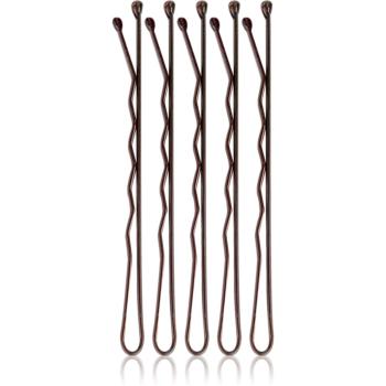 Brushworks Bobby Pins pinetky do vlasov odtieň Brown 50 ks