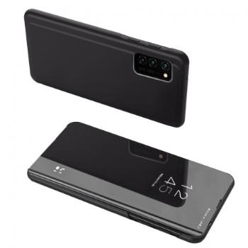 MG Clear View knižkové puzdro na Samsung Galaxy A02s, čierne