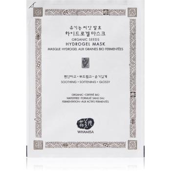 WHAMISA Organic Seeds Hydrogel Facial Mask intenzívna hydrogélová maska pre výživu a hydratáciu 33 g