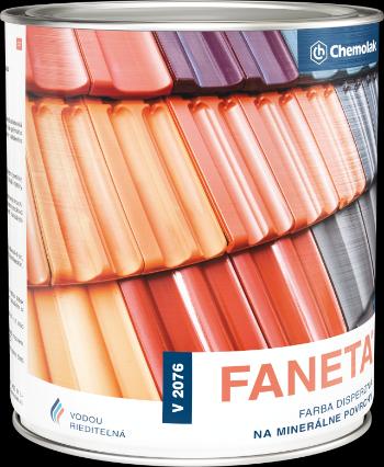 V 2076 FANETA - Farba na strešnú krytinu 6 kg 0840 - červenohnedá