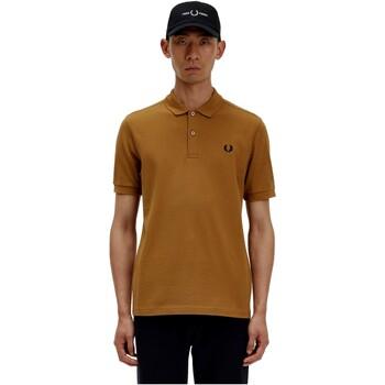 Fred Perry  Polokošele s krátkym rukávom POLO MARRON HOMBRE   M6000  Hnedá