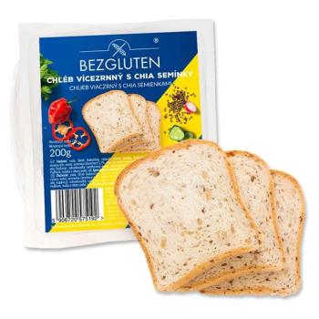 BEZGLUTEN Chlieb viaczrnný s chia semienkami 200 g