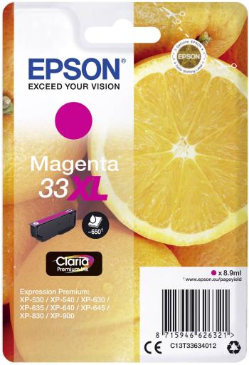 Epson Ink T3363, 33XL originál  purpurová C13T33634012