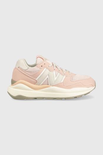 Detské tenisky New Balance Gc5740ru ružová farba