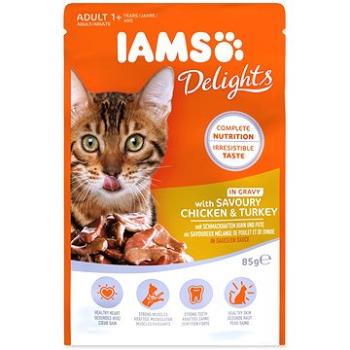 Kapsička IAMS kura a morka mäso v omáčke 85 g (8710255100098)