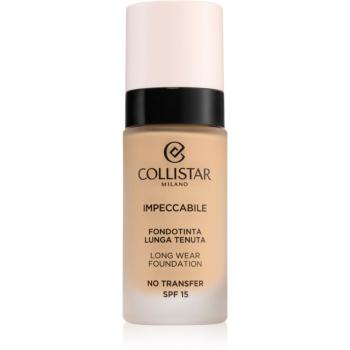 Collistar Impeccabile Long Wear Foundation dlhotrvajúci make-up SPF 15 3R Rosy Natural 30 ml