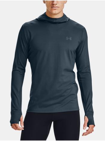 Modrá mikina Under Armour UA Q. IGNIGHT CG Zip Hoodie