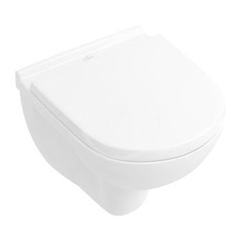 VILLEROY & BOCH - O.novo Závesné WC Compact s doskou SoftClosing, DirectFlush, alpská biela 5688HR01