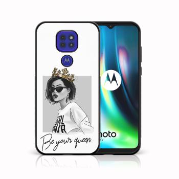 MY ART Silikónový kryt Motorola Moto G9 Play / E7 Plus QUEEN (139)