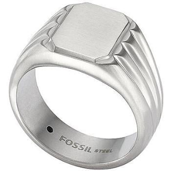 Fossil Masívny pánsky oceľový prsteň JF04467040 67 mm