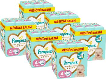 Pampers Plienky jednorázové Premium Care veľ. 4 (9-14 kg) - mesačné balenie 6 x 174 ks