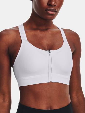 Under Armour UA Infinity High Bra Zip Športová podprsenka Biela