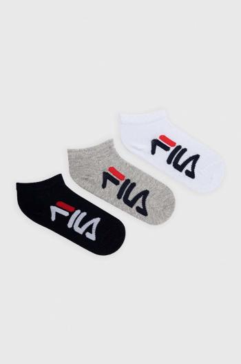Detské ponožky Fila biela farba