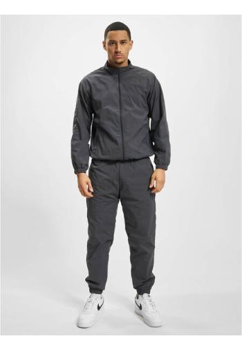 DEF Elastic plain track suit grey - M