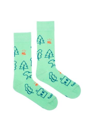 Zelené ponožky Vyvenči sa