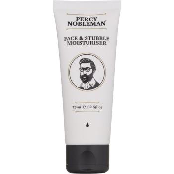 Percy Nobleman Face & Stubble Moisturizer hydratačný krém na tvár a fúzy 75 ml