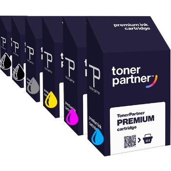 MultiPack HP C9370A, C9371A, C9372A, C9373A, C9374A, C9403A - kompatibilná cartridge HP 72, čierna + farebná, 6x130ml