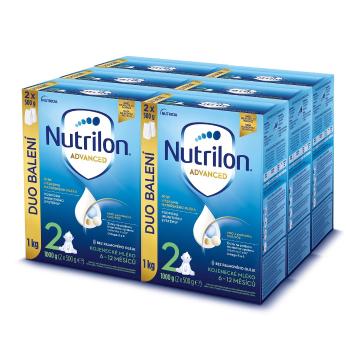Nutrilon 2 Advanced následná mliečna dojčenská výživa v prášku 6 x 1000 g
