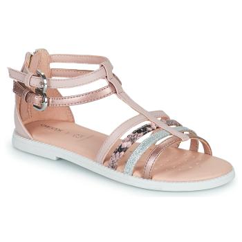 Geox  J SANDAL KARLY GIRL  Sandále Ružová