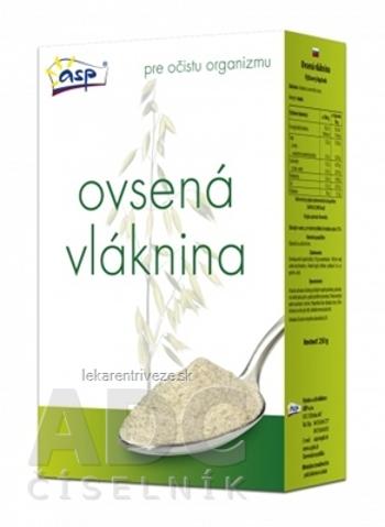 asp OVSENÁ VLÁKNINA prášok 1x250 g