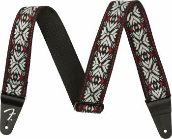 Fender Pasadena Woven Strap Red Snowflake