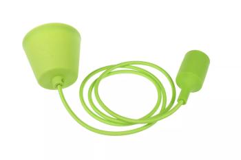 T-LED Štýlová pätica E27 so závesom Farebný variant pätice: Zelená 108153