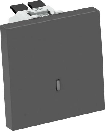 OBO Bettermann 6120940 inštalačná lišta prepínač (š x v x h) 45 x 45 x 36 mm 1 ks čierna, sivá