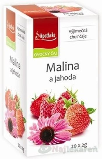 APOTHEKE PREMIER SELECTION ČAJ MALINA A JAHODA, 20x2 g