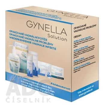 GYNELLA Solution VAGINÁLNE PROBLÉMY Silver Caps čapíky 2x10 ks + Silver Foam 50 ml +Flora čapíky 10 ks + Intimate Wash 200 ml, 1x1 set