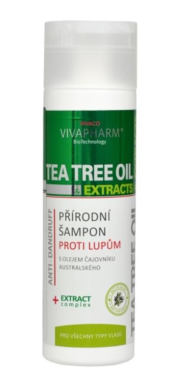 Vivapharm Tea Tree Oil & Extracts Šampón proti lupinám 200 ml