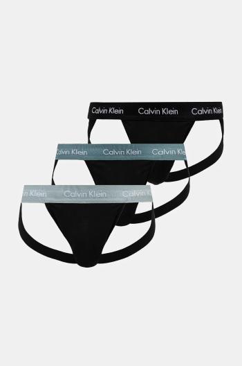 Jocksy Calvin Klein Underwear 3-pak čierna farba, 000NB3363A